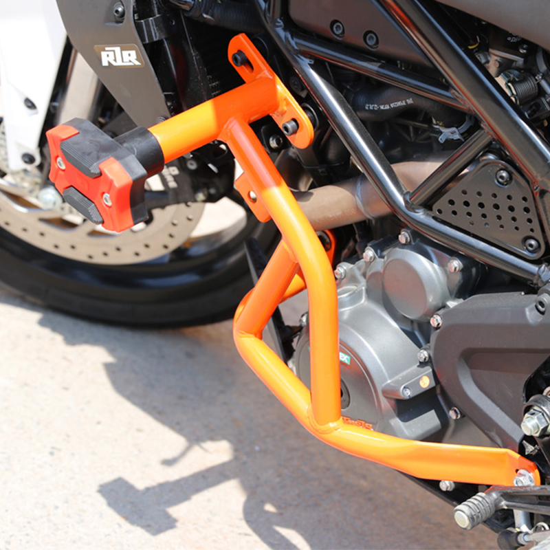 适用于新款KTM390duke390/250保险杠防摔杠保护杠前护杠改装配件