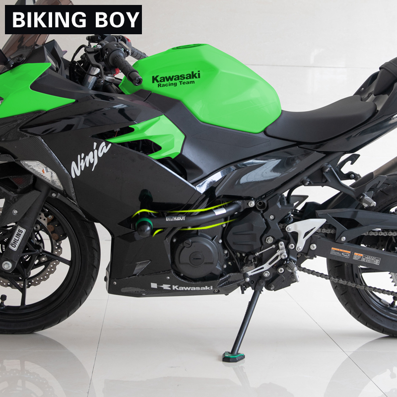 适配川崎忍者Ninja400防摔杠改装配件摩托车前一字护杠Z400保险杠